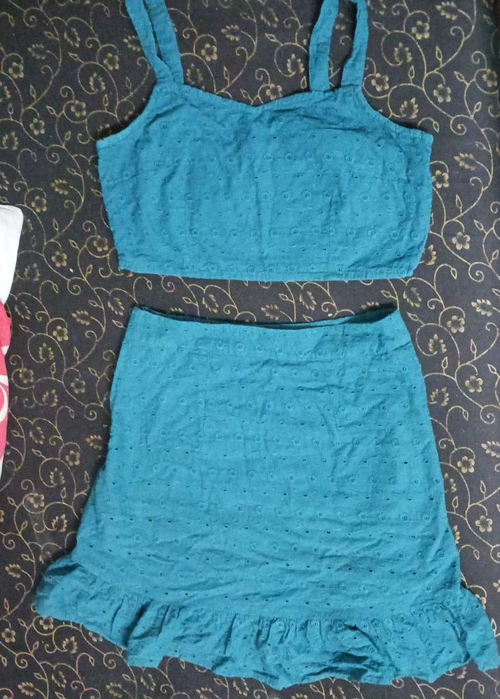 Teal Two-Piece Set