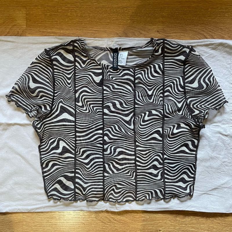 y2k mesh top (h&amp;m)