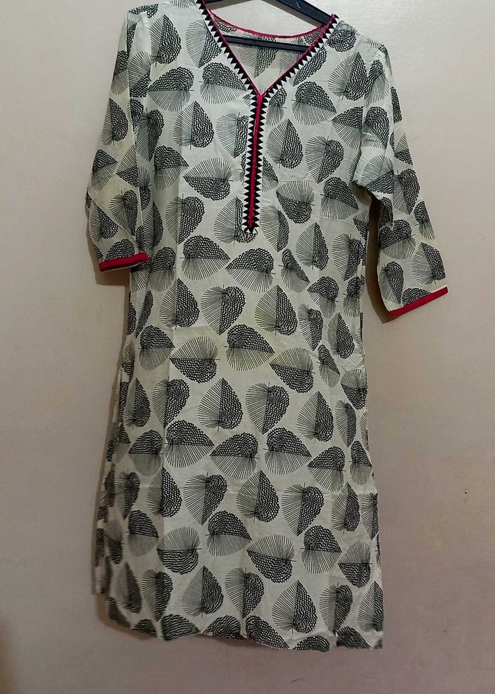Leaf Print Kurti