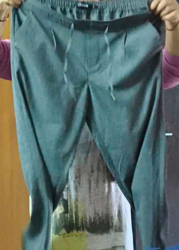 Men's Grey Casual Trousers