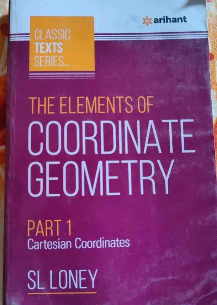 Coordinate Geometry - SL Loney (Part 1)
