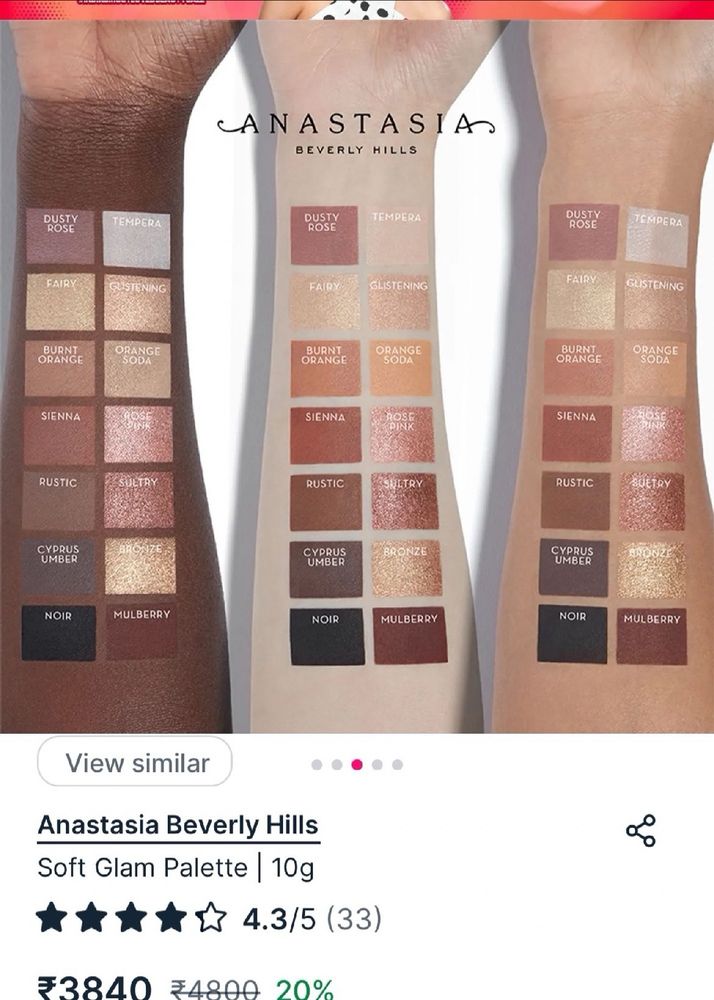 Anastasia Eye Shadow Palette , Matte, Shimmer✨💘🎀