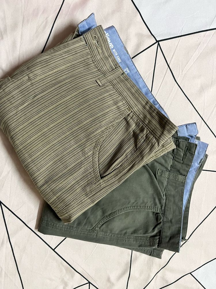 Combo Pack of 2 Stylish Men’s Cotton Shorts