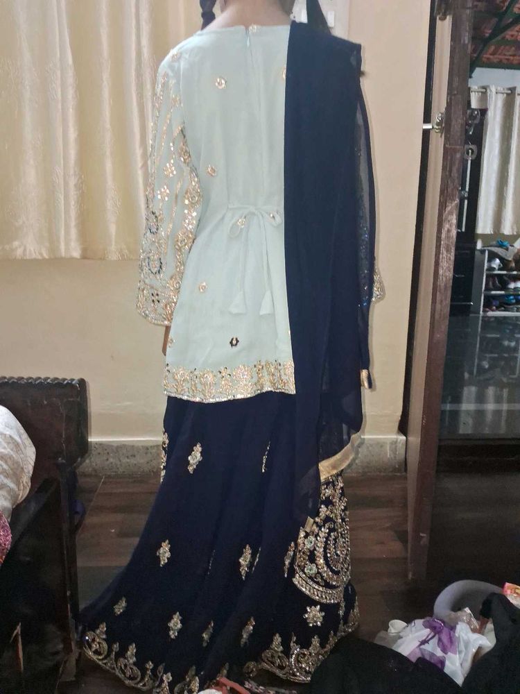 Elegant Embroidered Salwar Suit