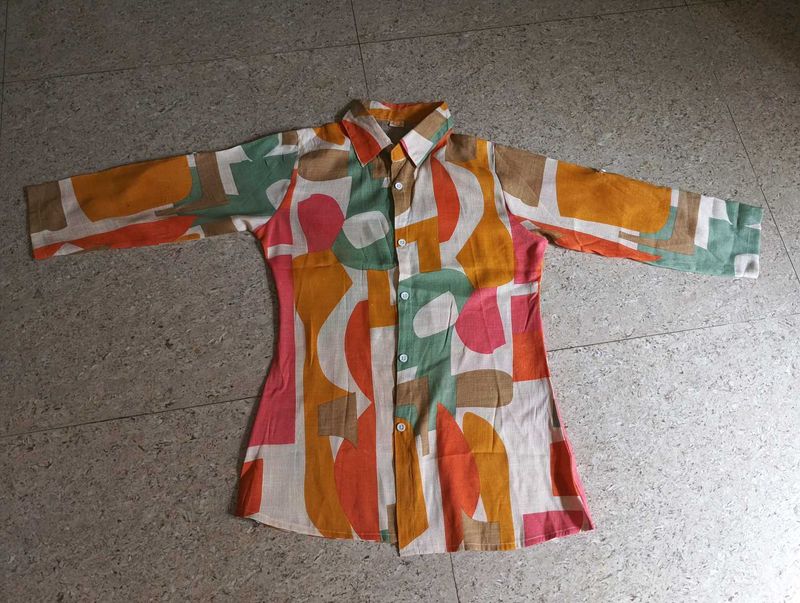 Retro Print Shirt