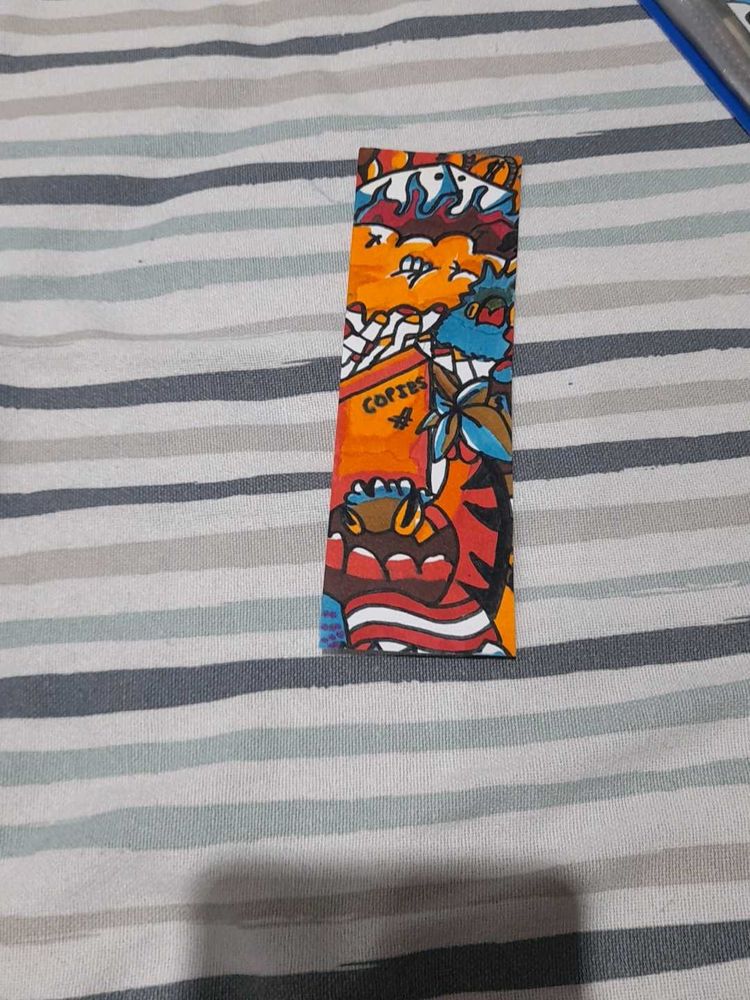 Unique Hand-Drawn Bookmark