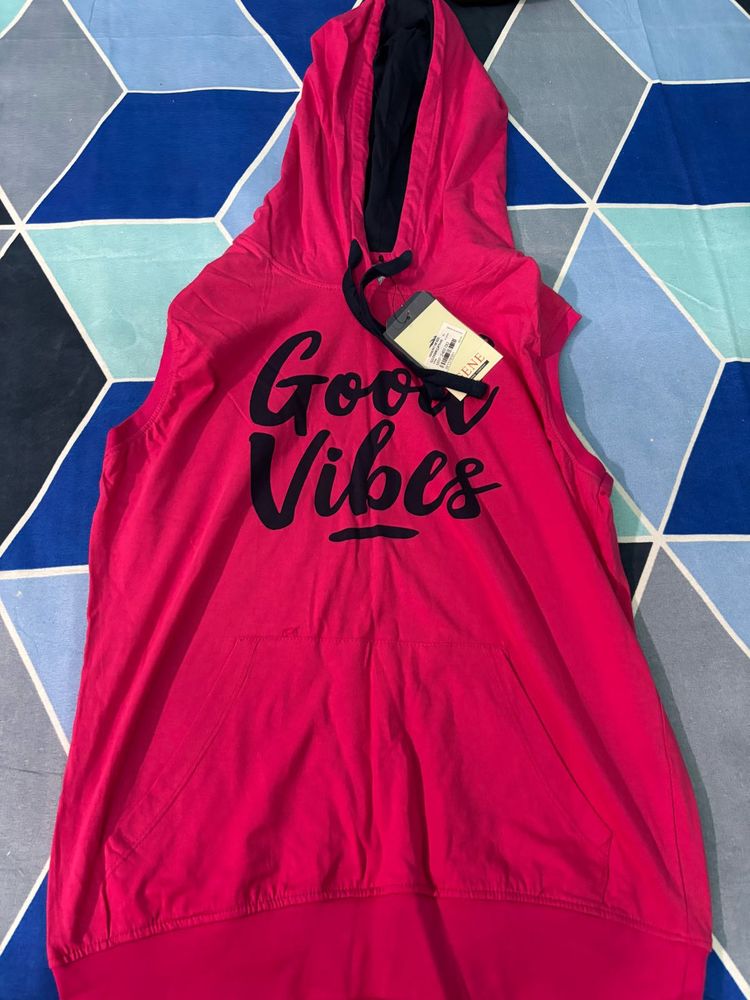 Pink Good Vibes Hoodie