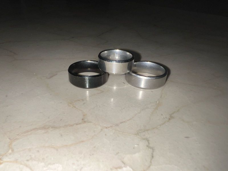 Assorted Metal Rings - Pack of 3