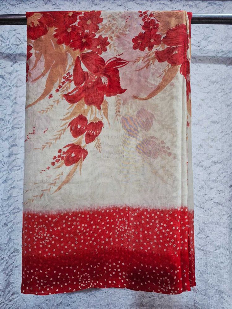 Elegant Floral Saree