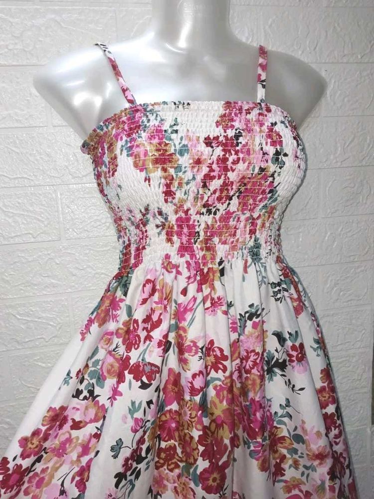 Floral Smocked Sundress