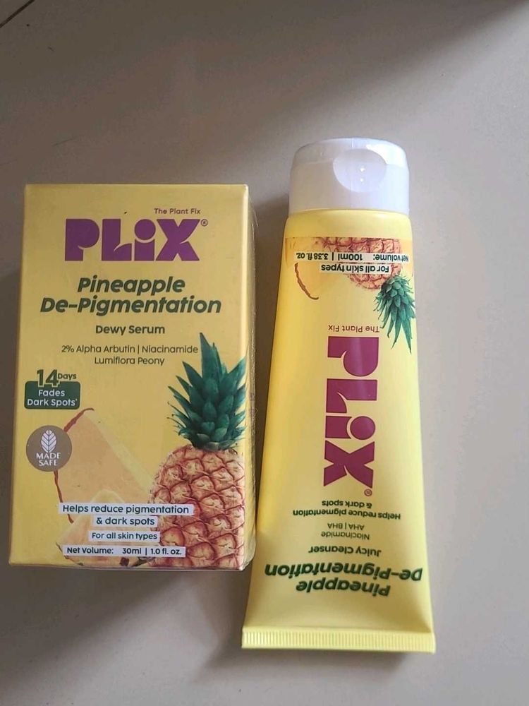 PLIX Dewy Serum &amp; Cleanser combo