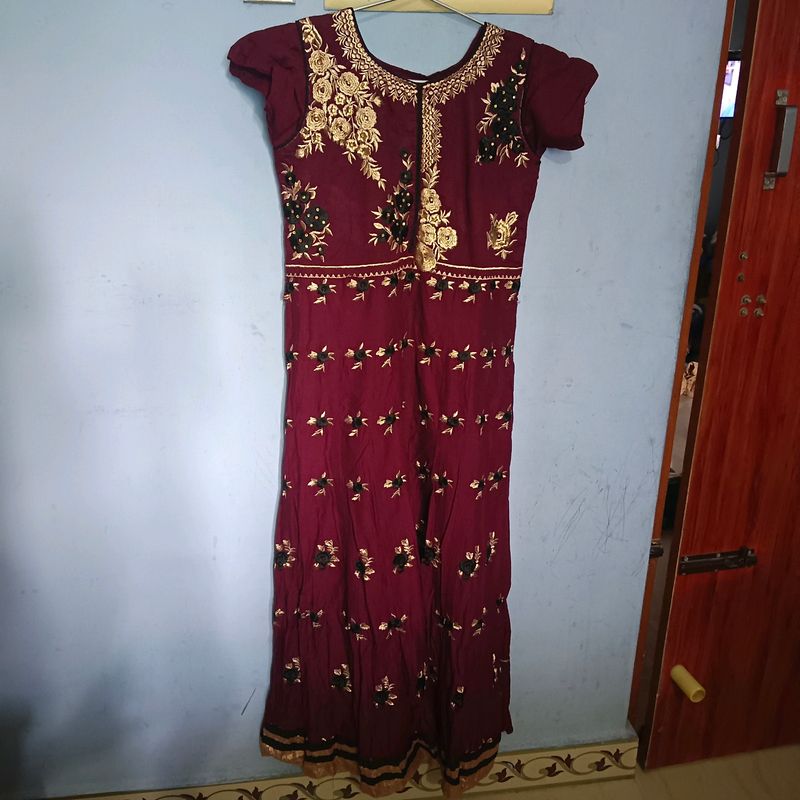 Kurta With Grand Embroidery Work