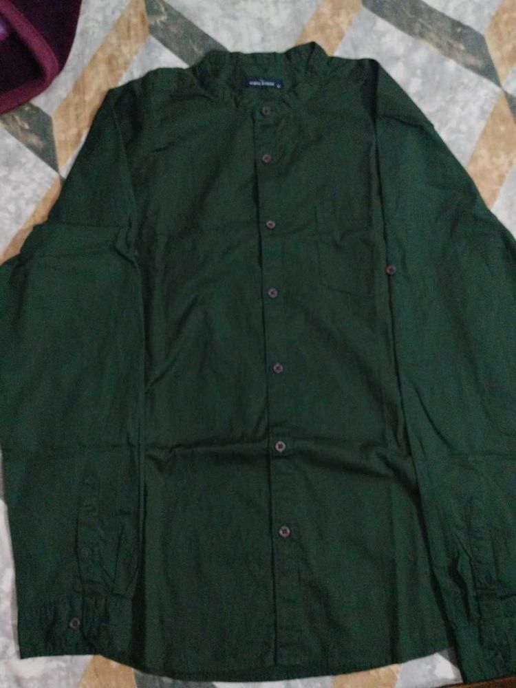 Green Casual Shirt