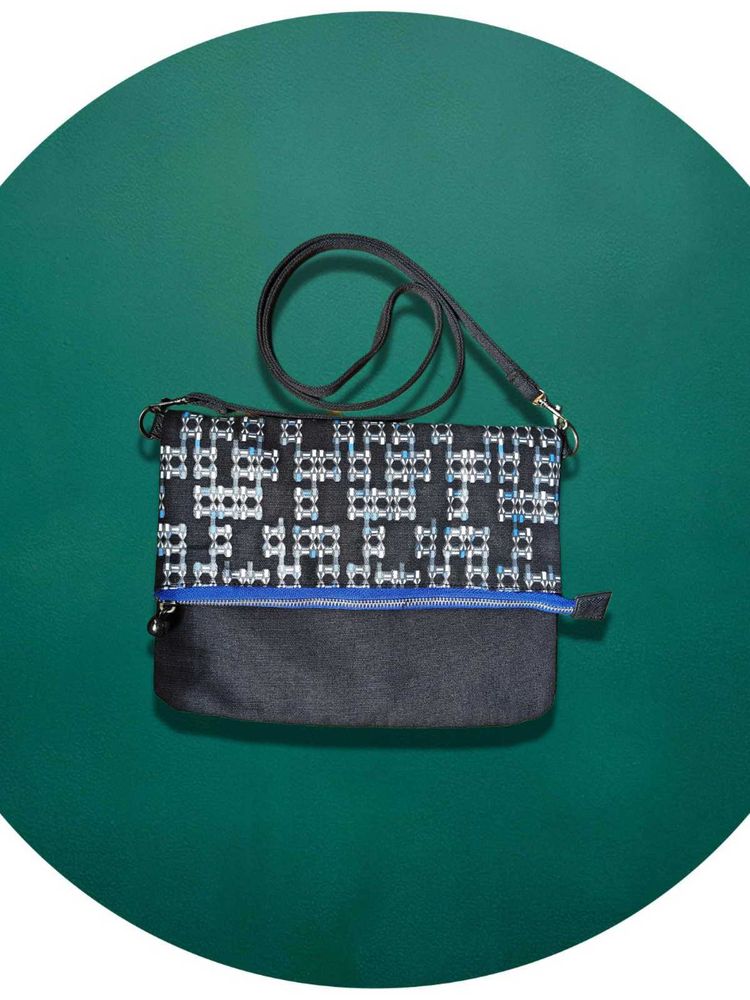 Steve J &amp; yoni Printed Fabric Bag.