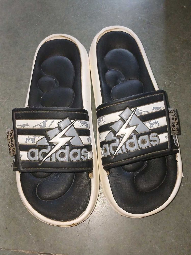 Combo Of Adidas Slides And CROCS