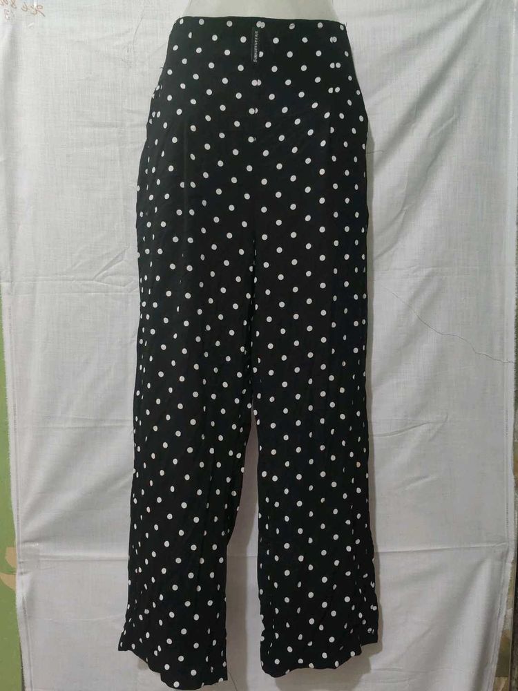 Polka Dot Wide Leg Pants