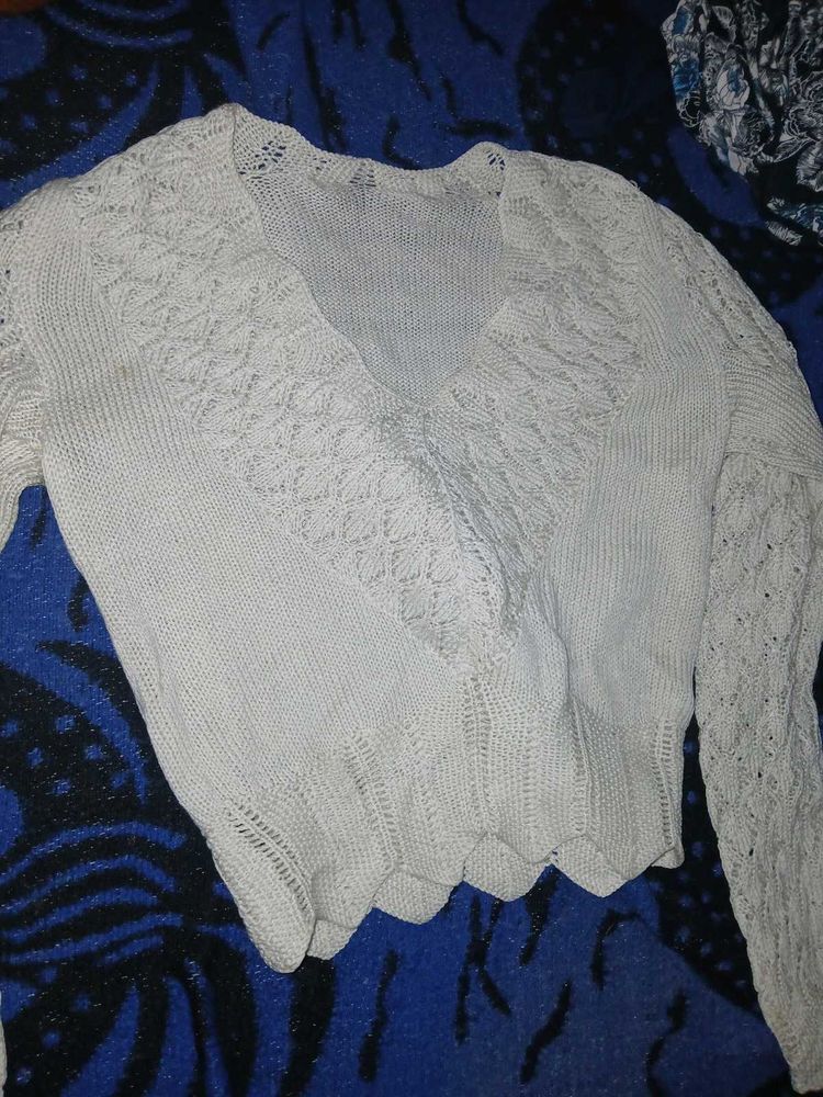 Crop Sweater Pullover, Fit XS/S, NEW, NEVER USED