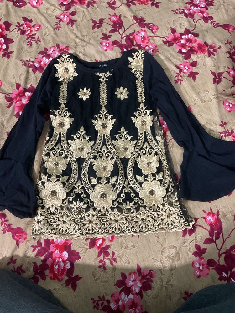 Elegant Embroidered Kurta