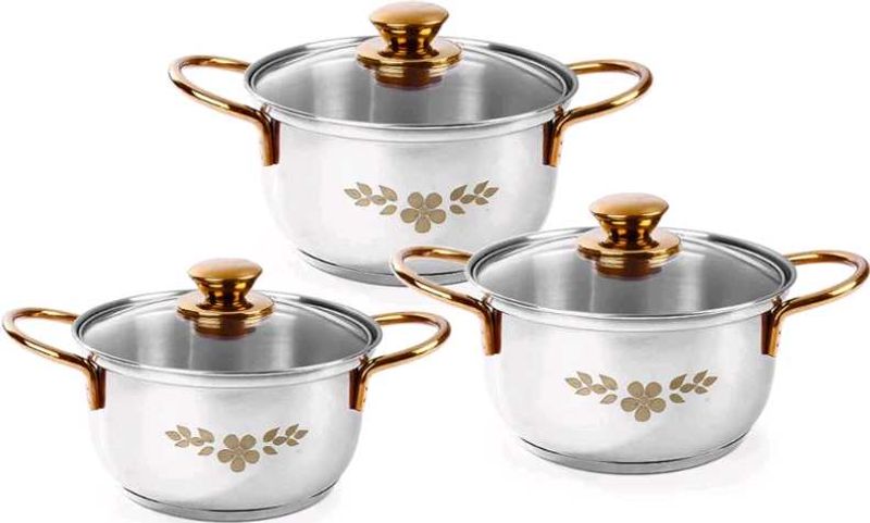 wonderchef Casserole Pots (Set of 3)