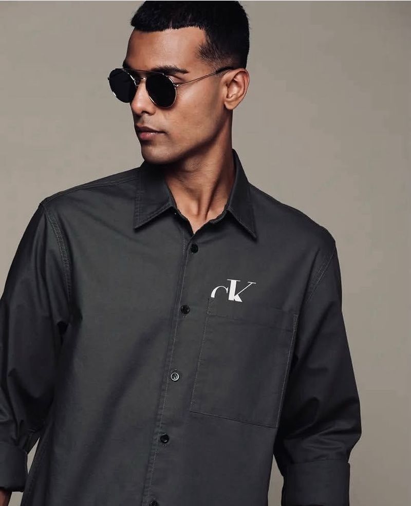 Calvin Klein Olive Green Shirt