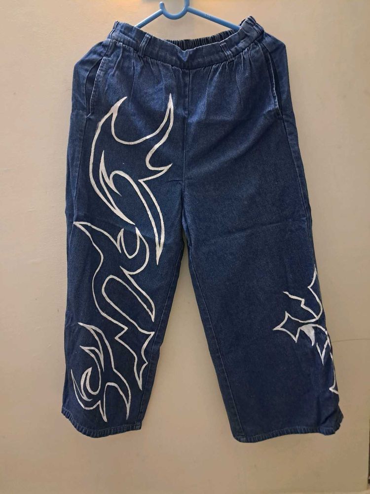 Baggy Painted Jeans