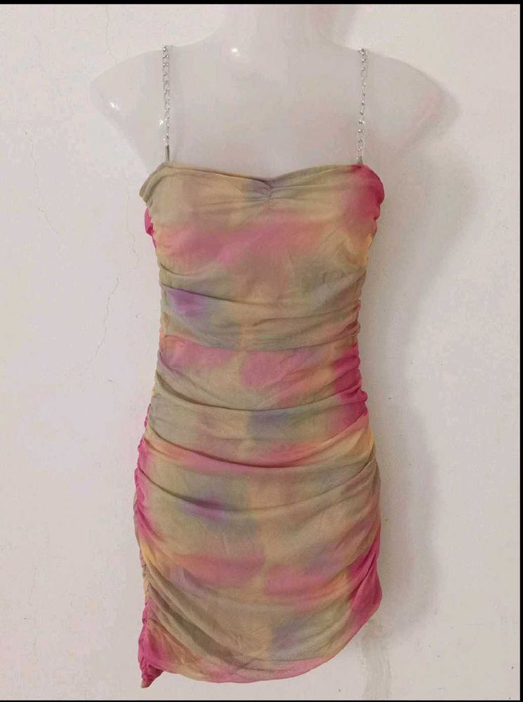 SEXIEST TIE-DYE CHAIN BODYCON