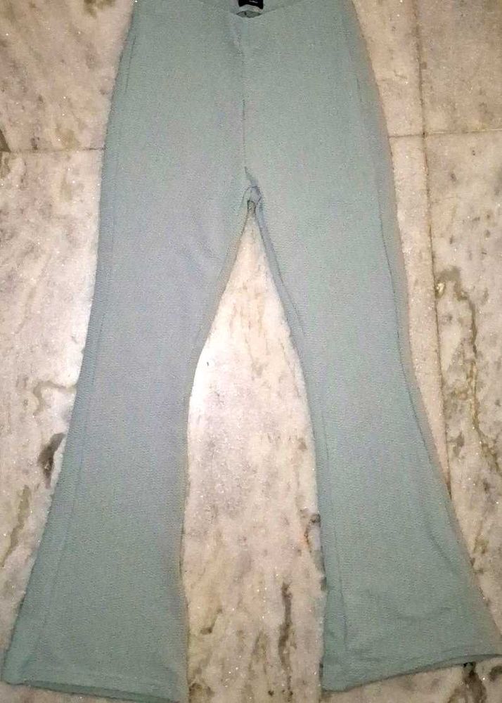 Light Blue Flared Leggings