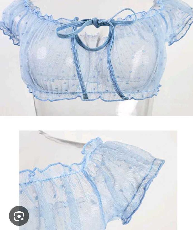 Very Beautiful Off Shoulder Script Top