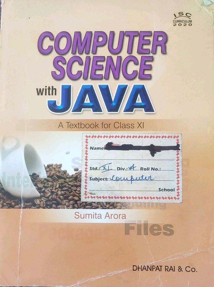 COMPUTER ISC ICSE SUMITA ARORA CLASS 11TH