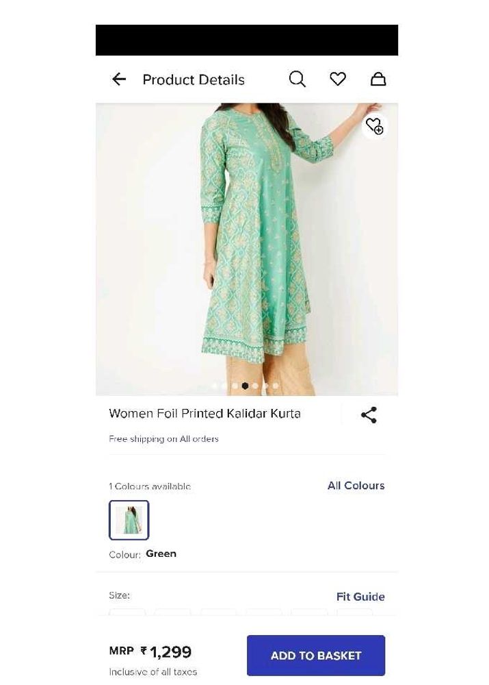 Max Anarkali Kurta – Like New! 🌟