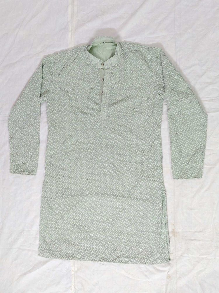 Men&#39;s Light Green Kurta