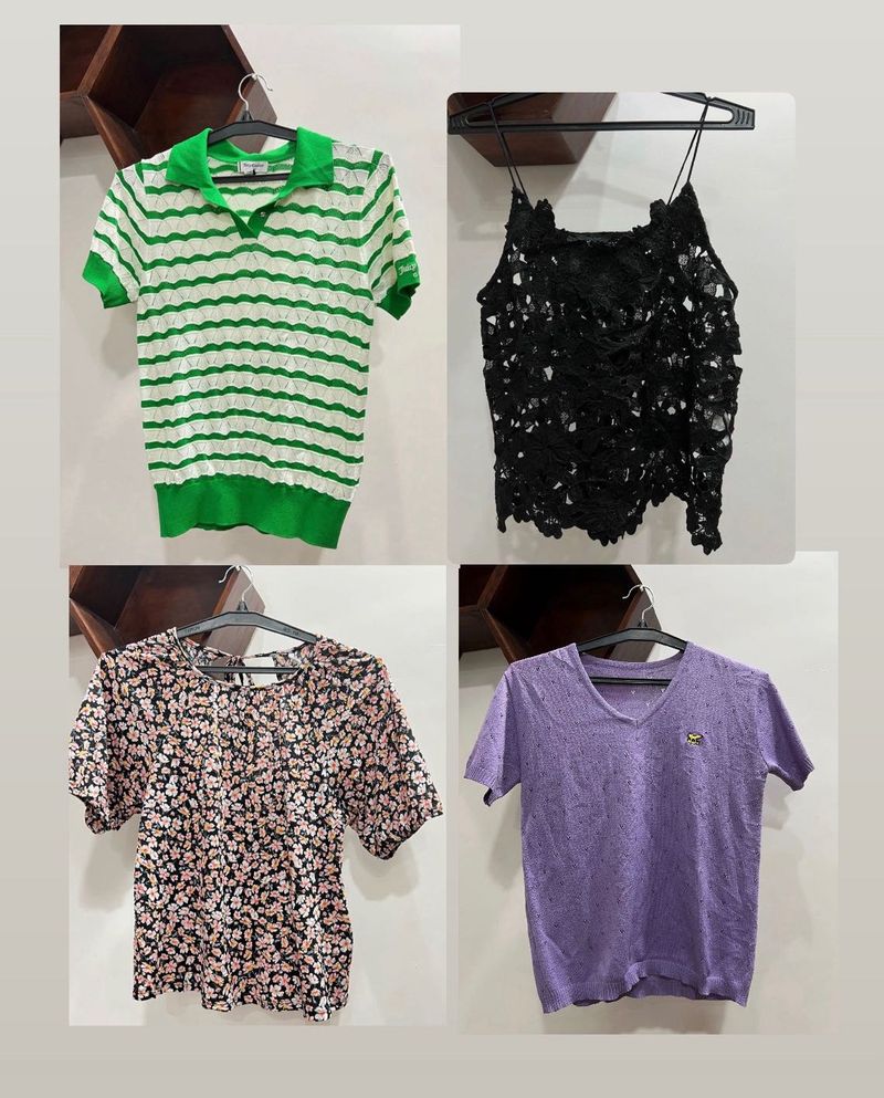 4 Women's Tops Bundle