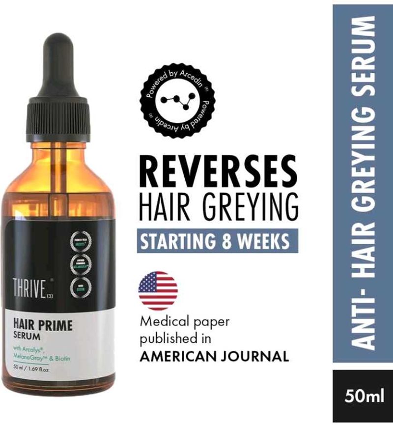 Thrive Co Hair Prime Serum For Reverse Greying 🖤