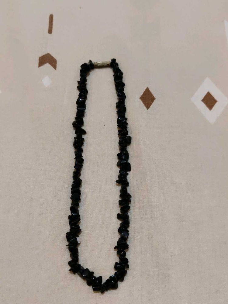 Black Stone Necklace