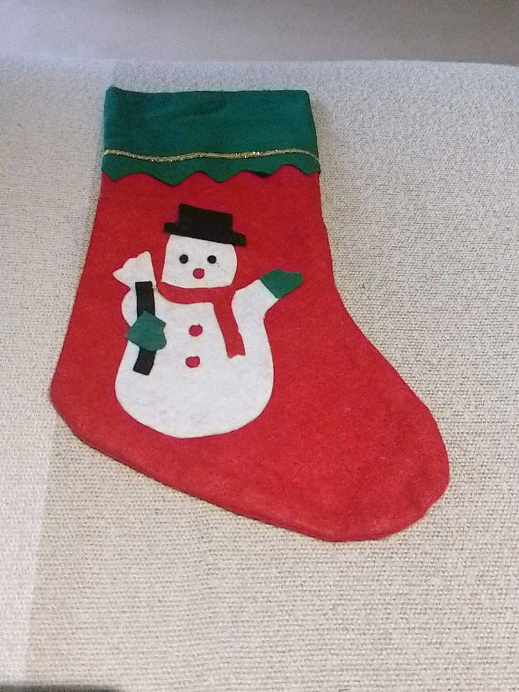 Festive Snowman 4 Christmas Stocking