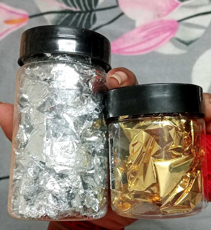 Gold &amp; Silver Leaf Flakes