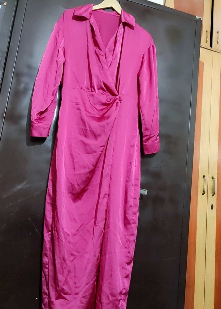 Rose Color Dress For Girl Or Women 36 Bust