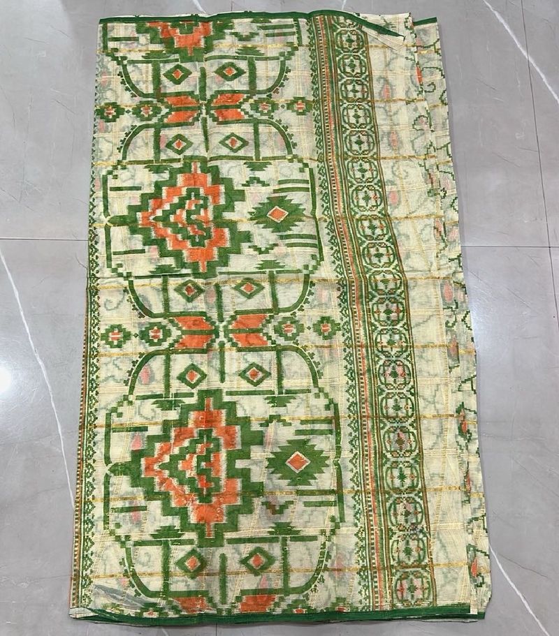 Vintage Style Printed Saree- New
