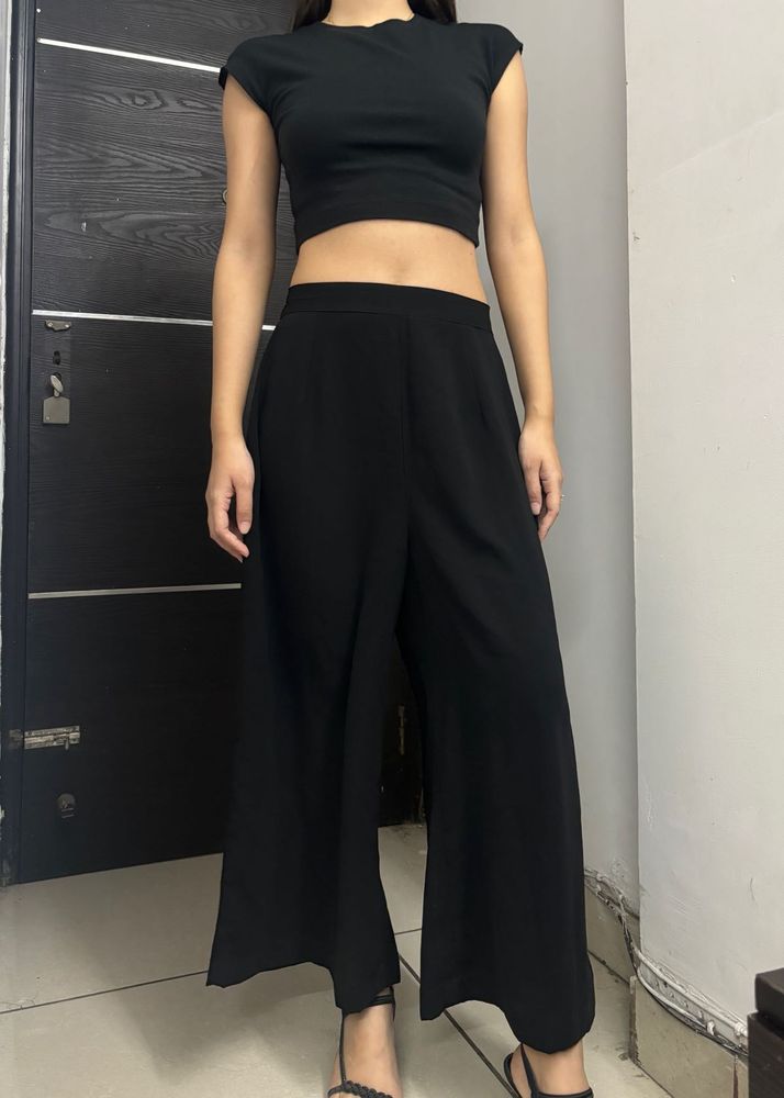 Black Flared Pants