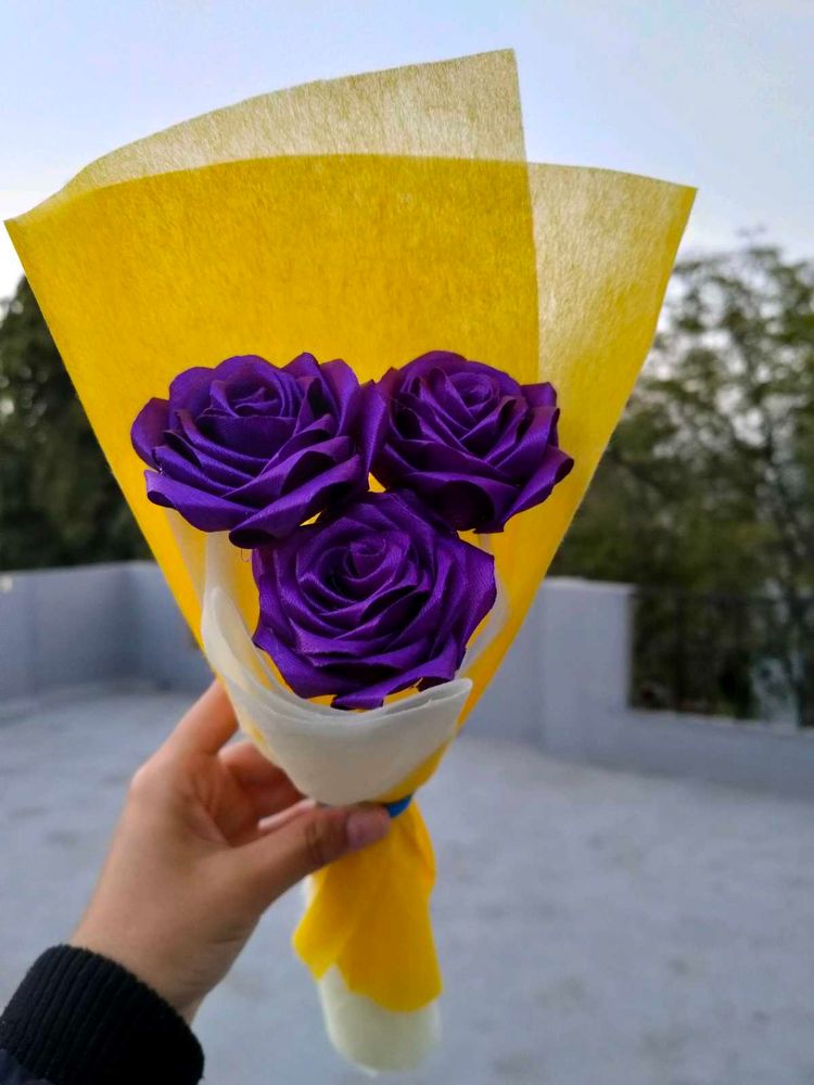 Purple Rose Bouquet