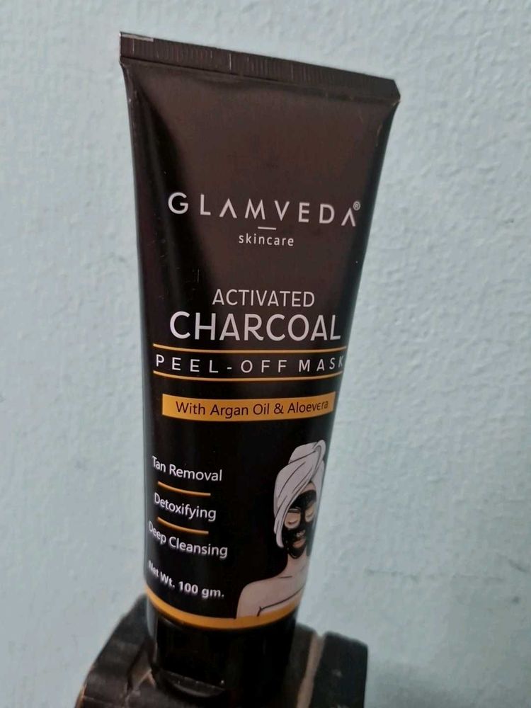 Charcoal Peel Off Argan Oil &amp; Aloe Vera Mask 100gm