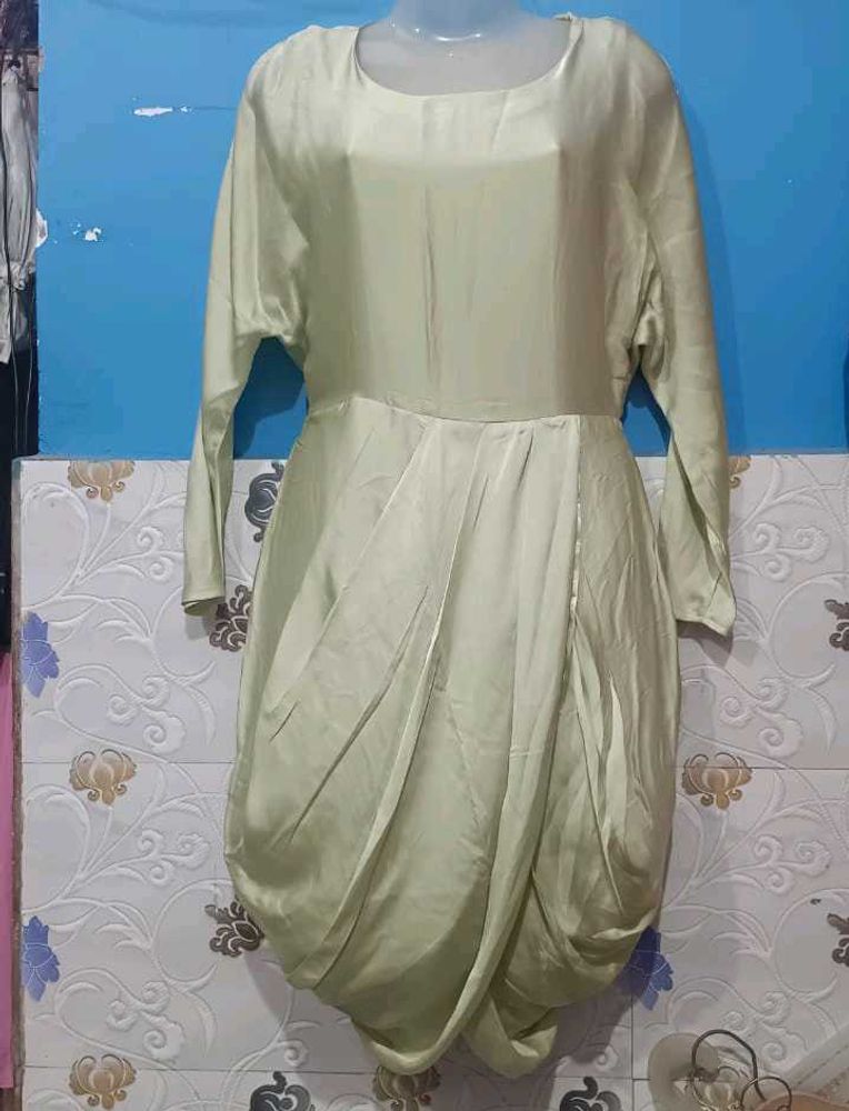 Balloon Dress Flared Short