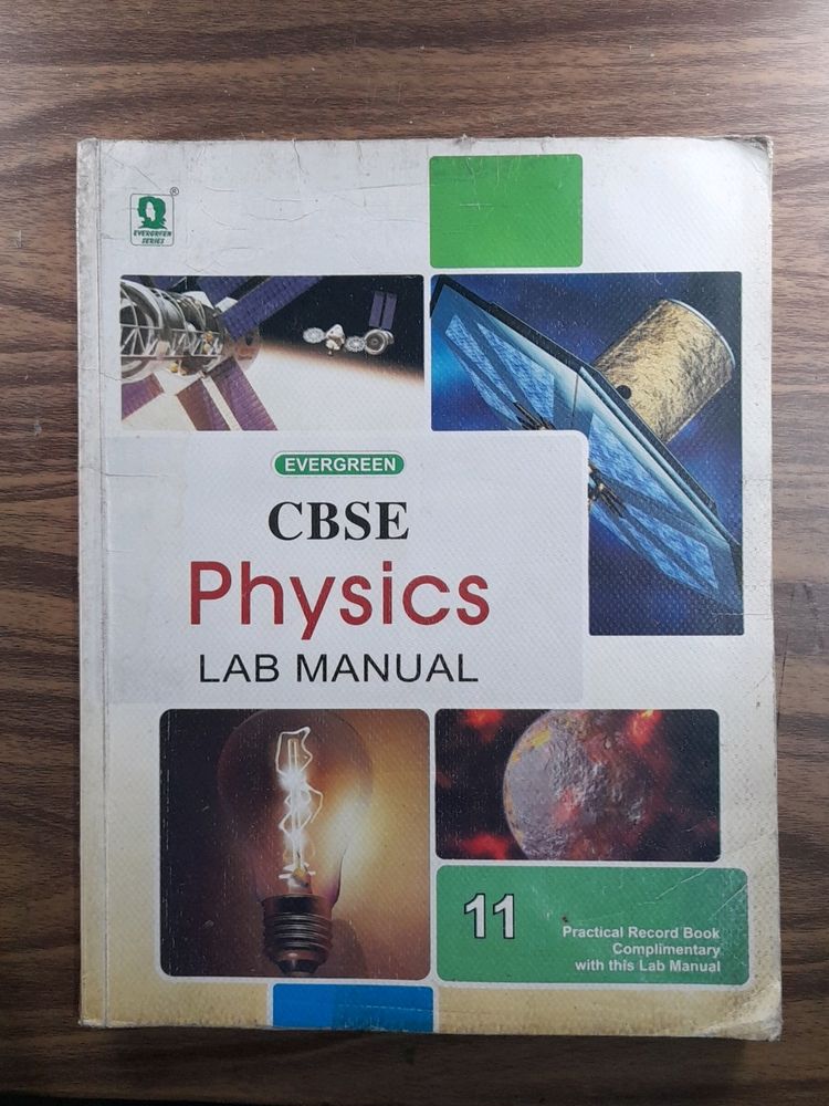Evergreen CBSE Physics Lab Manual For Class 11th