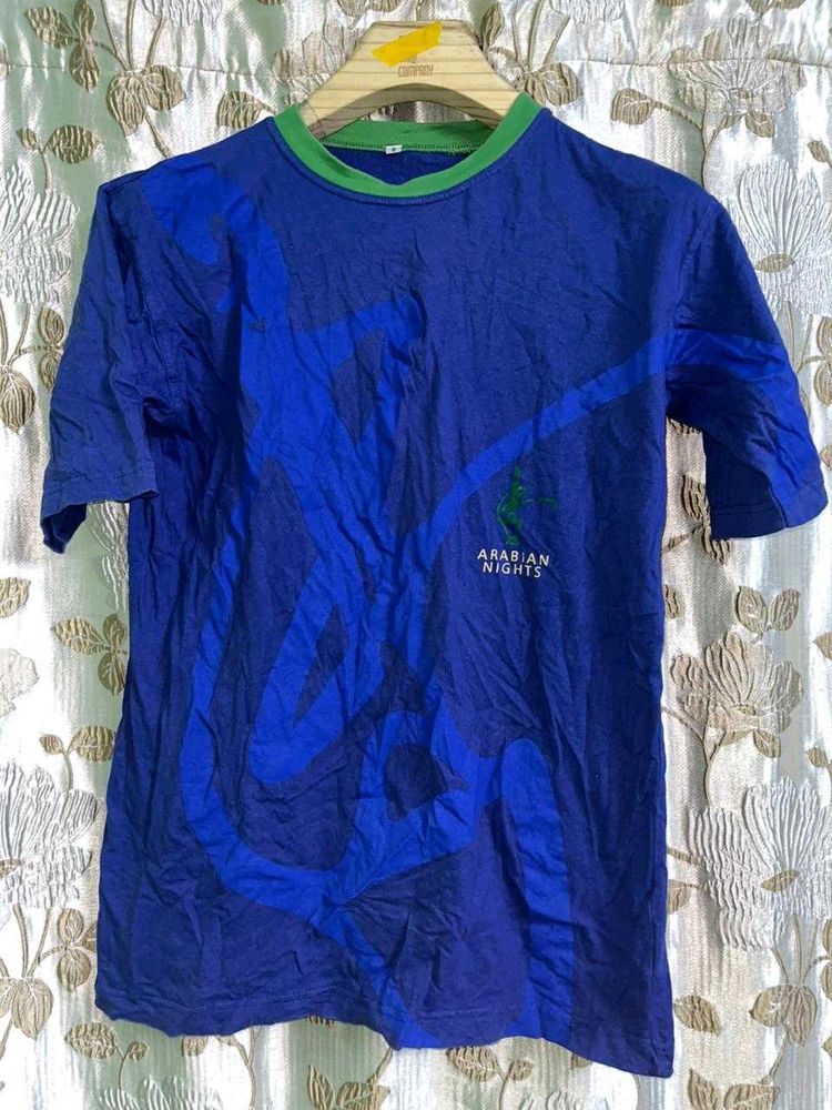 OG'S Blue Graphic T-shirt