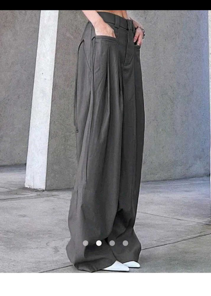 Y2k Inspired Grey Trosuer