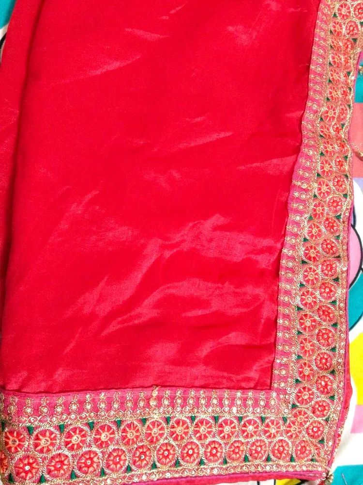 Pink Saree