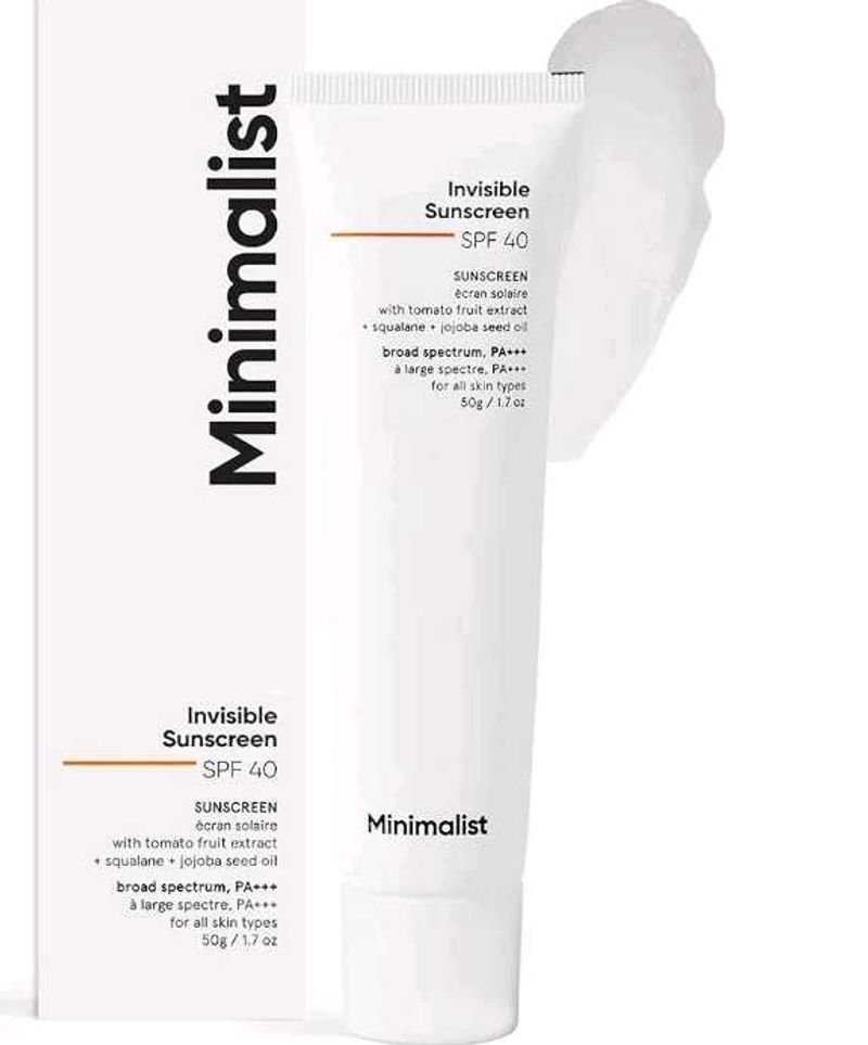 Minimalist Invisible Sunscreen SPF 40