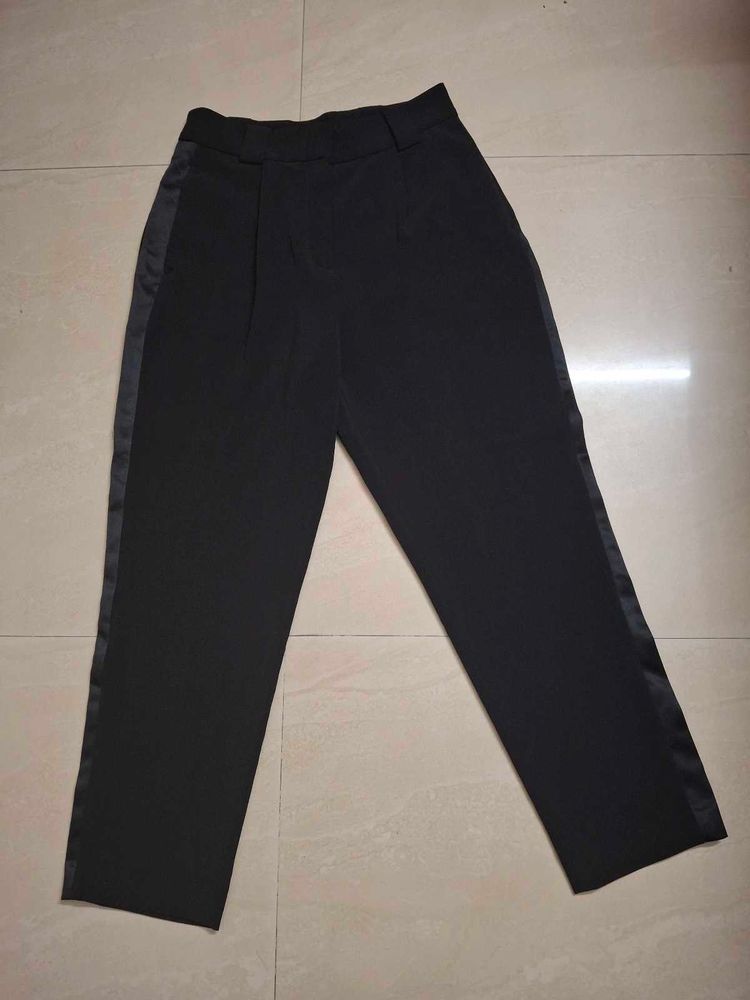 Black Wide Leg Trousers