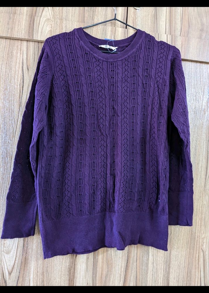 New With Tag Purple Light Sweater