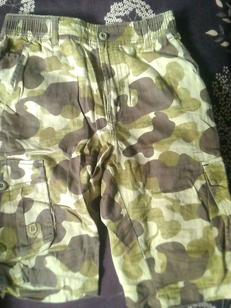 Military pattern shorts